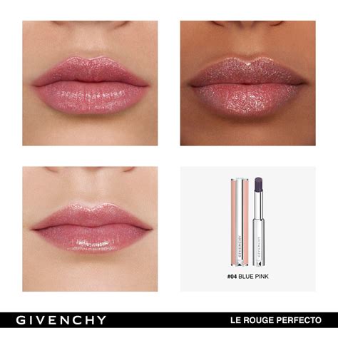 givenchy rouge perfecto blue pink